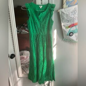 Green Jcrew Midi Dress